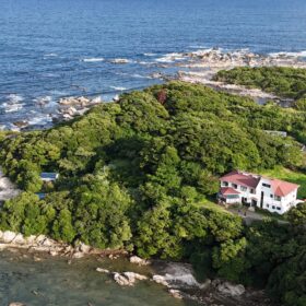 上空から撮る当館