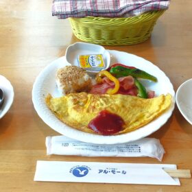 千葉県鴨川の海の見えるペンション アル・モールの朝食